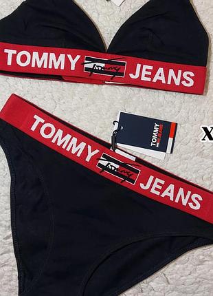 Новый оригинал набор комплект нижнего женского белья от tommy jeans размер xs