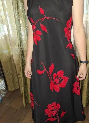 Длинное летнее платье летнее 46-48 р dress barn
