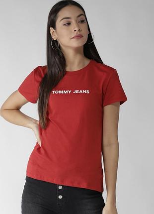 Женская футболка tommy hilfiger