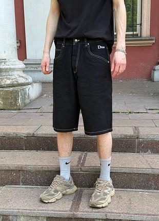 Джинсовые шорты dime черные