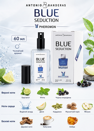 Мужской аромат antonio banderas blue seduction 60 мл с ферромонами