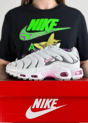 Nike air max plus white metallic pink
