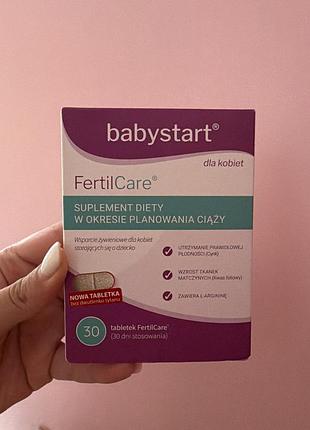 Бейбістарт фертіл каре babystart fertilcare 30 таб fertilwoman для жінок, які намагаються зачати дитину, фертильність, вагітність
