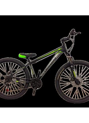 Crossbike велосипед crossbike storm 29" 15" чорний-зелений