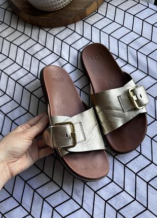 Жіночі шкіряні шльопанці ugg 38 розмір