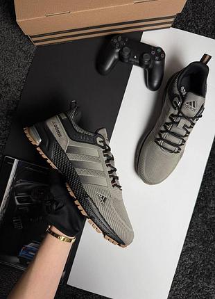 Мужские кроссовки adidas marathon olive black