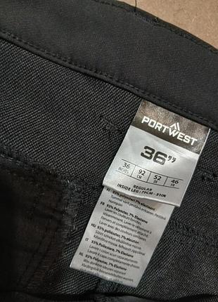 Штаны рабочие дышащие софтшел portwest. размер 52 4