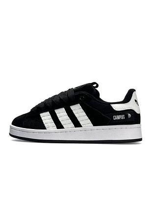 Женские кроссовки adidas originals campus 00s black white