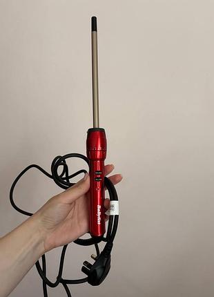 Плойка для афро кучерів від babyliss tight curls wand - red. англійська розетка