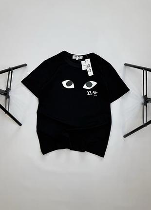 Футболка cdg play camo / comme des garcons t-shirt камуфляж xs (160 см)