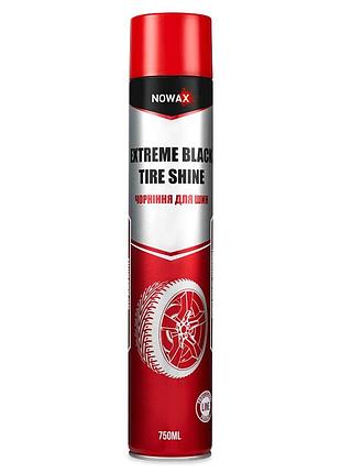 Чернитель для шин nowax tire shine extreme black 750мл
