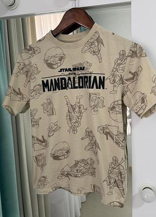 Дитяча футболка star wars: the mandalorian x primark розмір 152