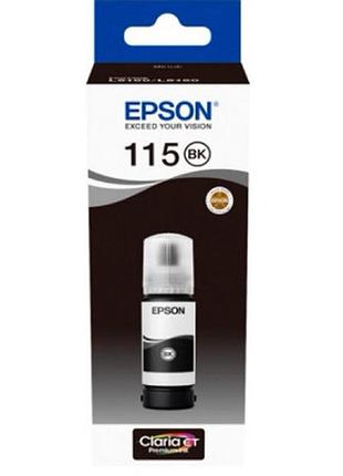 Контейнер с чернилами epson 115 ecotank black (c13t07c14a)
