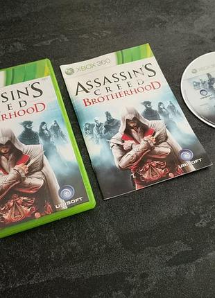 Диск assassin`s creed brotherhood (xbox 360)