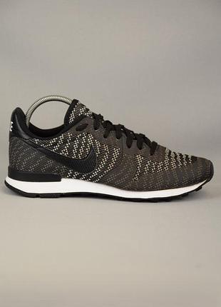 Nike internationalist kjcrd кроссовки женские черные белые сетка текстиль лето оригинал 37.5 р/23.5 см new balance saucony jazz mexico 66 adidas