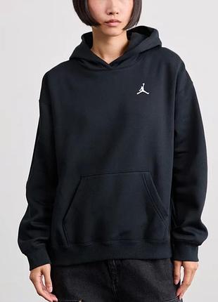 Кофта худи оверсайз jordan air brooklyn loose fit dna hoodie. оригинал. xl (2xl)