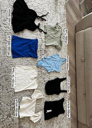 Одяг бренду 1.sinsay 2,3.temu 4.zara 5,6,7 h&m 8.missguided .розвантажую гардероб ,речі є нові ,у хорошому стані