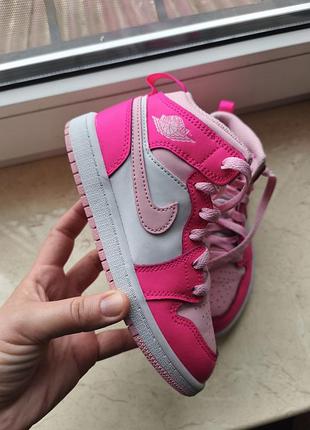 Кожаные кроссовки nike jordan