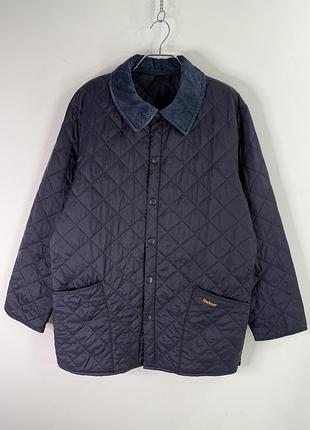 Barbour mens liddesdale light quilted nylon jacket l size