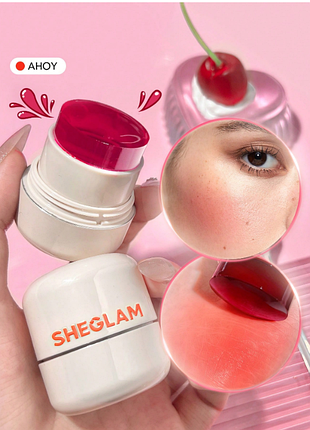 Тинт-желе для губ и щек sheglam jelly-licious hydrating lip &amp; blush tint - ahoy (6128)