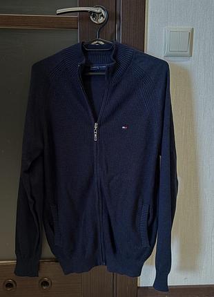 Кардиган чоловічий tommy hilfiger темно-синього кольору.