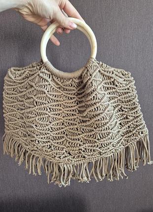 Плетена сумка handmade