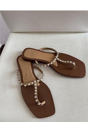Шлепки zara 2