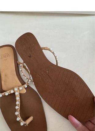 Шлепки zara 3