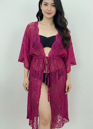 Кружевная туника, женская туника батал, пляжная туника l-xl-2xl-3xl-4xl-5xl