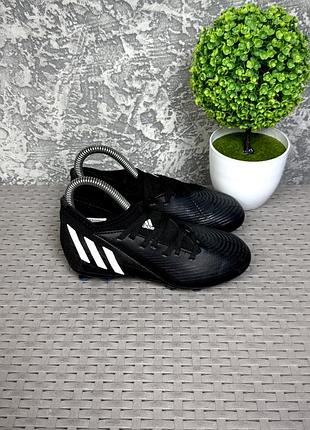 Adidas predator бутсы копы сороконожки 31 размер детские футбольные черные