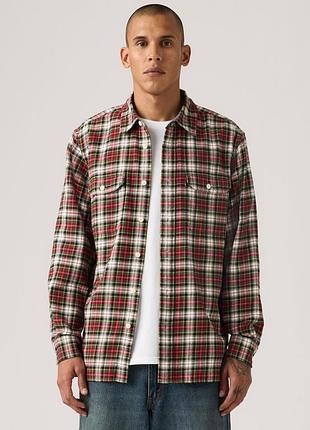 Мужская фланелевая рубашка levi's