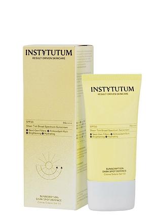 Сонцезахисний крем instytutum spf sunscription dark spot defence spf50