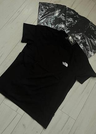 Чоловіча чорна футболка the north face (m-xxl)