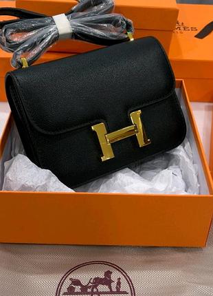 Кожаная сумка люкс в стиле hermes 🖤🖤🖤