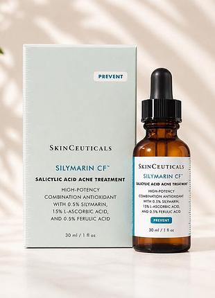 Антиоксидантна сироватка skinceuticals silymarin cf 30 мл для жирної та проблемної шкіри