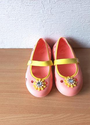 Крокси балетки crocs с9/26р. устілка 16,4 см.