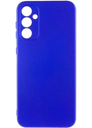 Чехол tpu getman liquid silk full camera для samsung galaxy a55 синий / iris