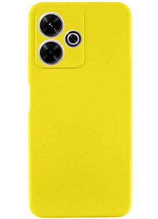 Чохол silicone cover lakshmi full camera (aaa) для xiaomi redmi 13 4g / poco m6 4g жовтий / yellow