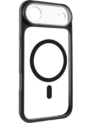 Чехол tpu+pc getman moon clear with magsafe для apple iphone 17 air (6.5") black