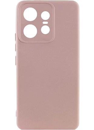 Чохол silicone cover lakshmi full camera (aaa) для motorola edge 50 pro рожевий / pink sand