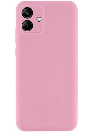 Чехол tpu getman liquid silk full camera для samsung galaxy a06 розовый / pink
