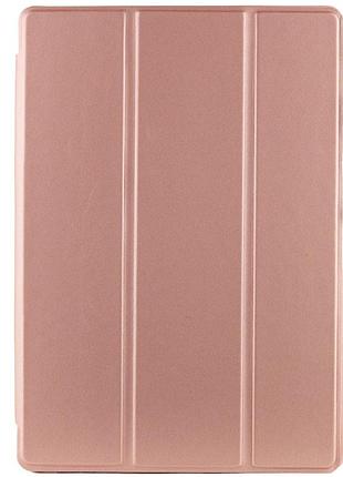 Чехол-книжка book cover (stylus slot) для samsung galaxy tab a11+ / a9+ (11'') розовый / rose gold