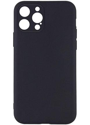 Чехол tpu epik black full camera для apple iphone 12 pro (6.1") черный