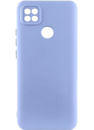 Чохол tpu getman liquid silk full camera для xiaomi redmi 9c бузковий / light purple