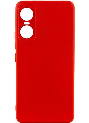 Чехол silicone cover lakshmi full camera (a) для tecno pop 6 pro красный / red
