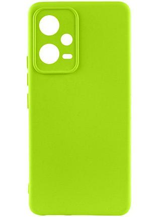 Чохол silicone cover lakshmi full camera (a) для xiaomi poco x5 5g / redmi note 12 5g салатовий / neon green