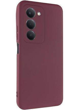 Чехол tpu getman liquid silk full camera для xiaomi redmi 15 (eu) бордовый / marsala
