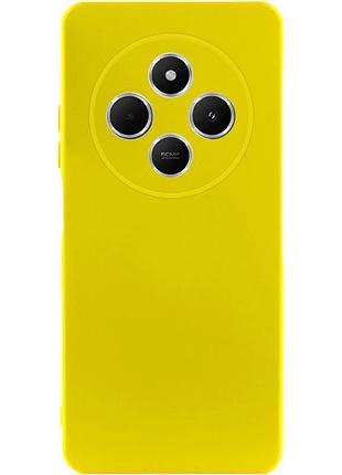 Чехол tpu getman liquid silk full camera для xiaomi redmi 14c / poco c75 желтый / flash