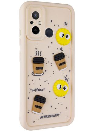 Чехол tpu toys case для xiaomi redmi 12c / poco c55 sand / always happy