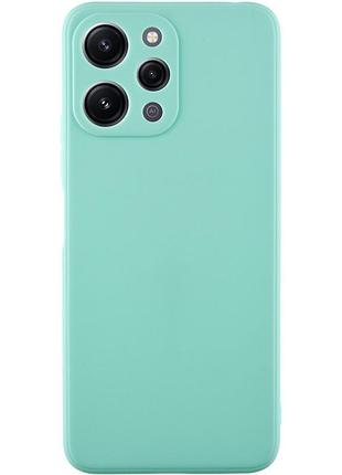 Силиконовый чехол candy full camera для xiaomi redmi 12 зеленый / menthol